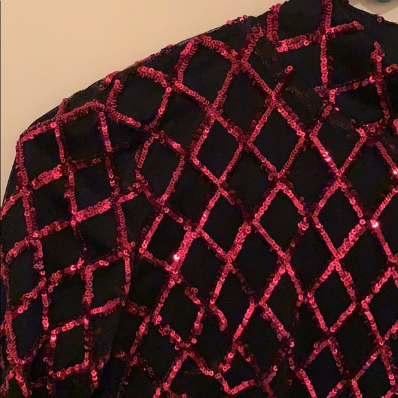 *new with tags* red sequins design romper - Picture 2 of 3